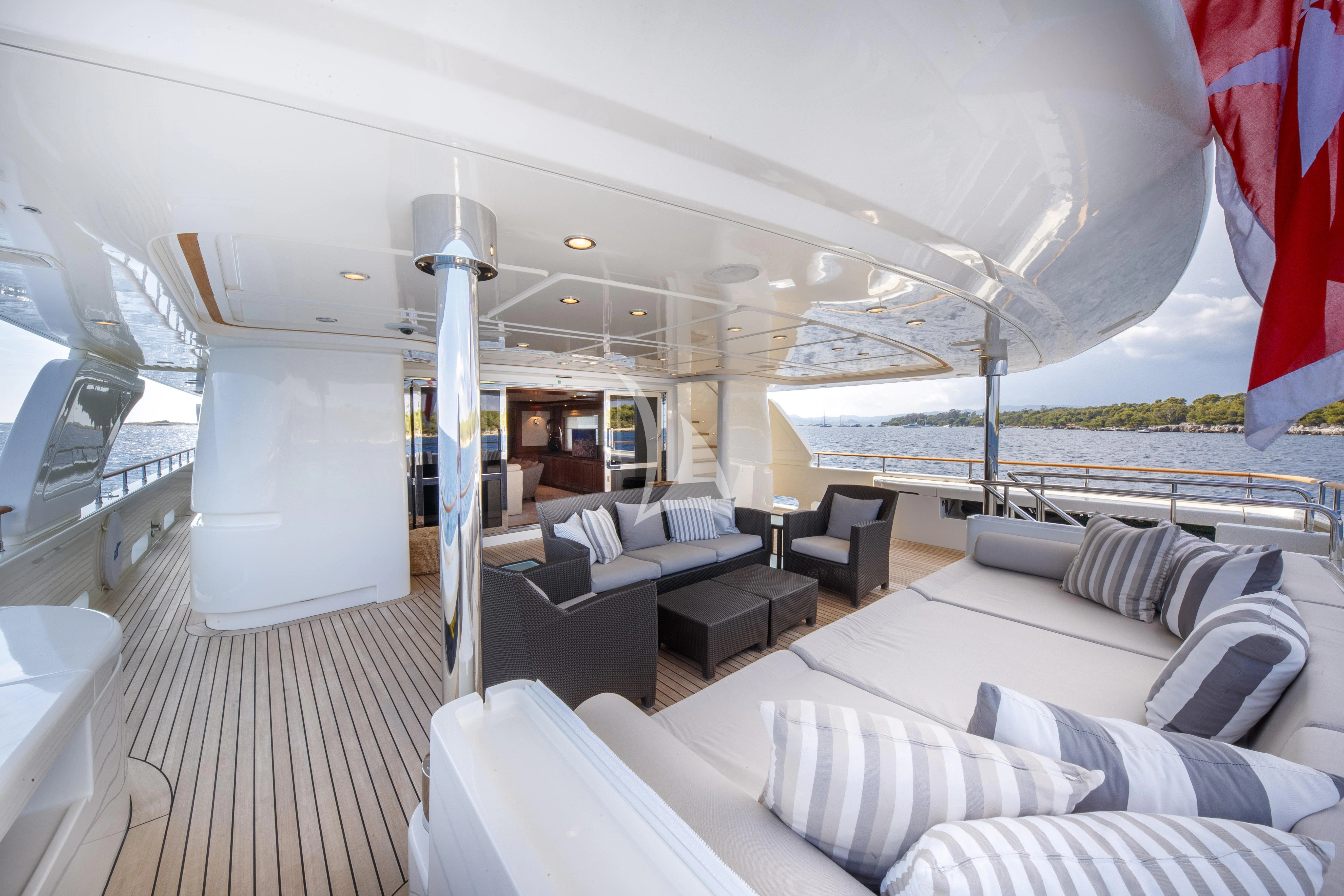 inside of a boat aboard O'LION Yacht for Sale