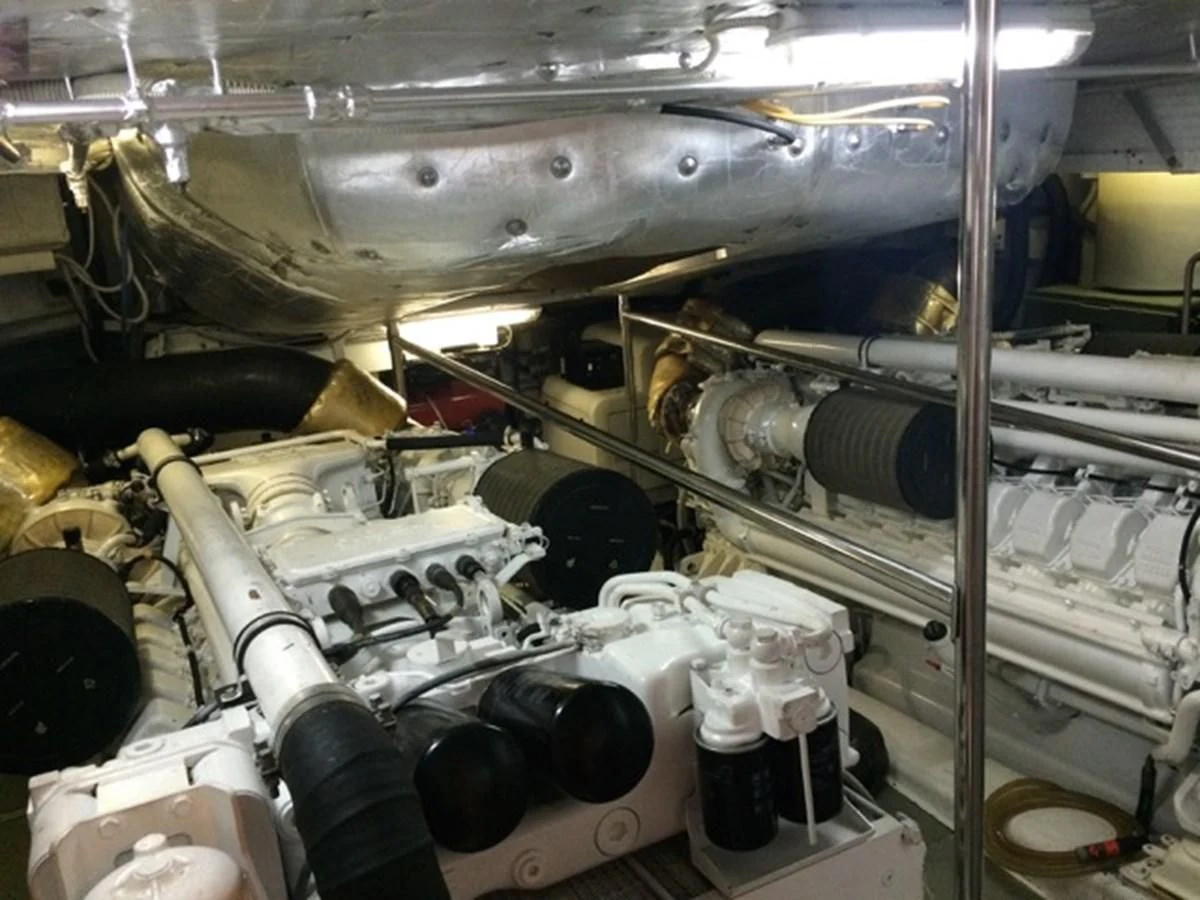 a room full of equipment aboard CHAKLOO Yacht for Sale