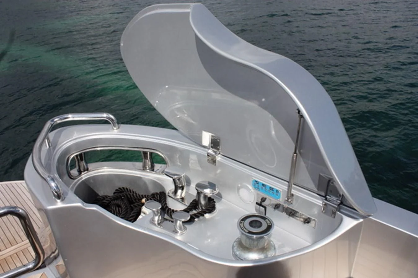 a cat in a boat aboard CHAKLOO Yacht for Sale