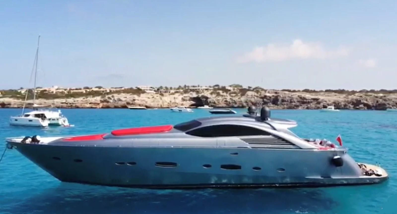 a boat in the water aboard CHAKLOO Yacht for Sale