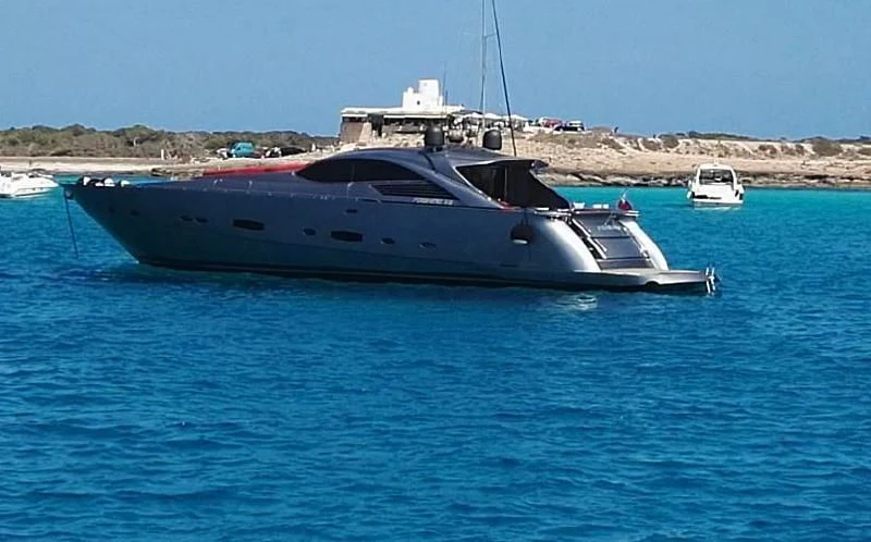 a boat in the water aboard CHAKLOO Yacht for Sale