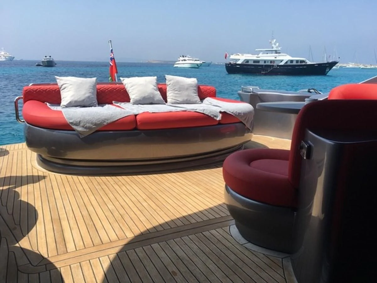 a boat on the water aboard CHAKLOO Yacht for Sale