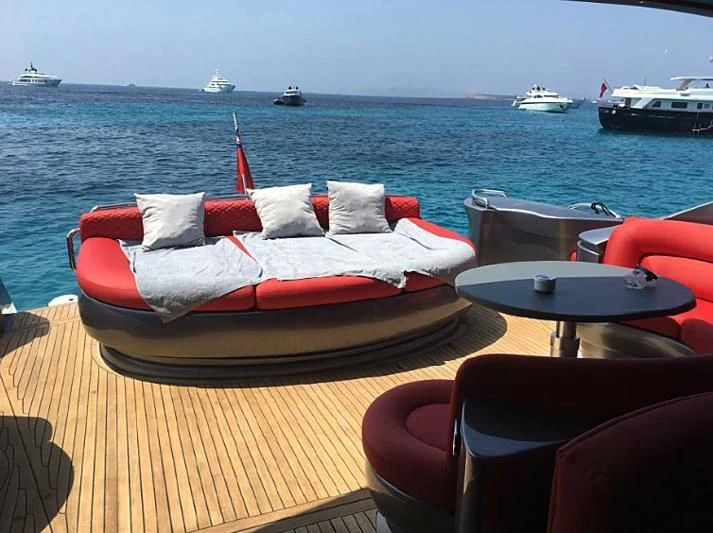 a boat on the water aboard CHAKLOO Yacht for Sale