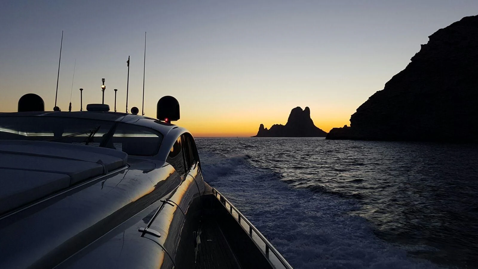 a boat on the water aboard CHAKLOO Yacht for Sale
