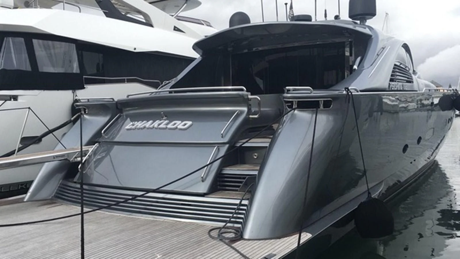 a boat on the water aboard CHAKLOO Yacht for Sale