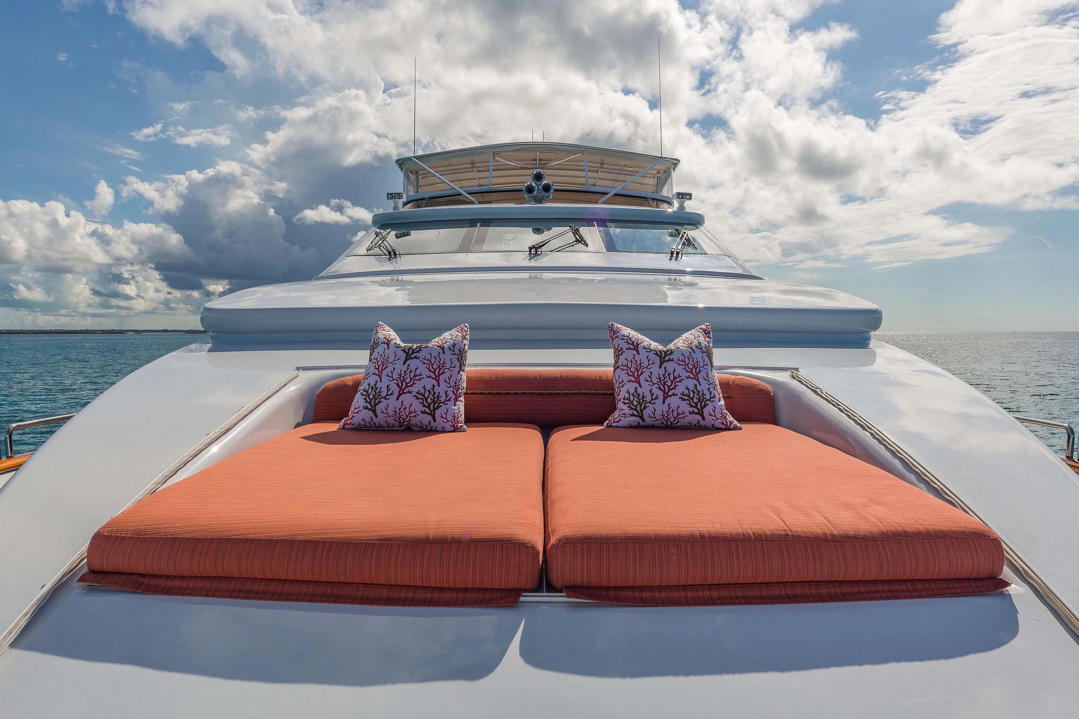 a boat on the water aboard CAPRICE I Yacht for Sale