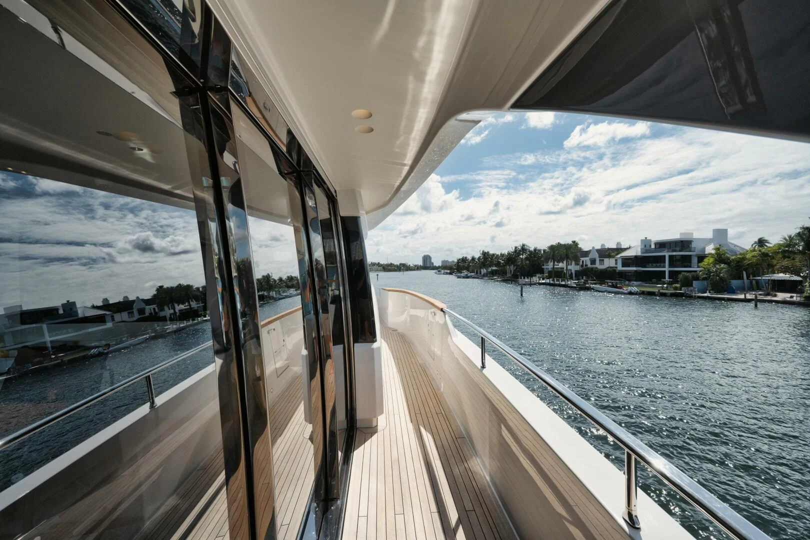a boat on the water aboard DON'T TELL MOM Yacht for Sale