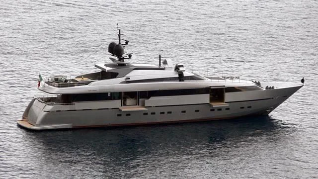 a large white boat in the water aboard ALLOYA 40 Yacht for Sale