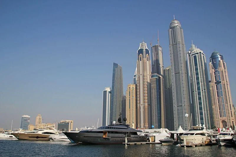 a boat in the water next to a city aboard ALLOYA 40 Yacht for Sale