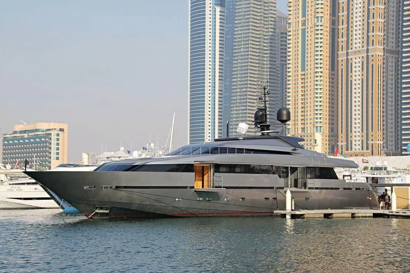 a large yacht in the water aboard ALLOYA 40 Yacht for Sale
