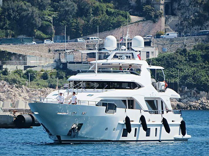 a boat on the water aboard GALA Yacht for Sale