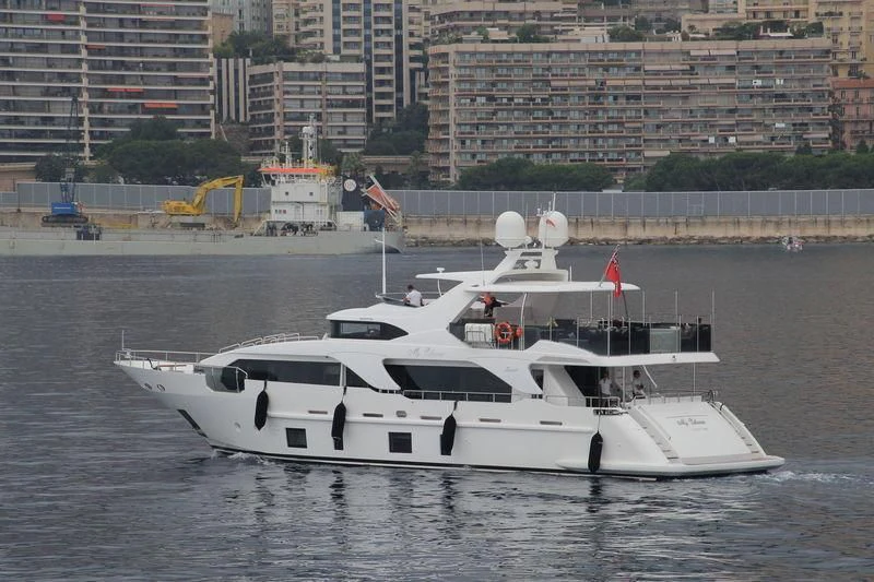 a boat on the water aboard GALA Yacht for Sale
