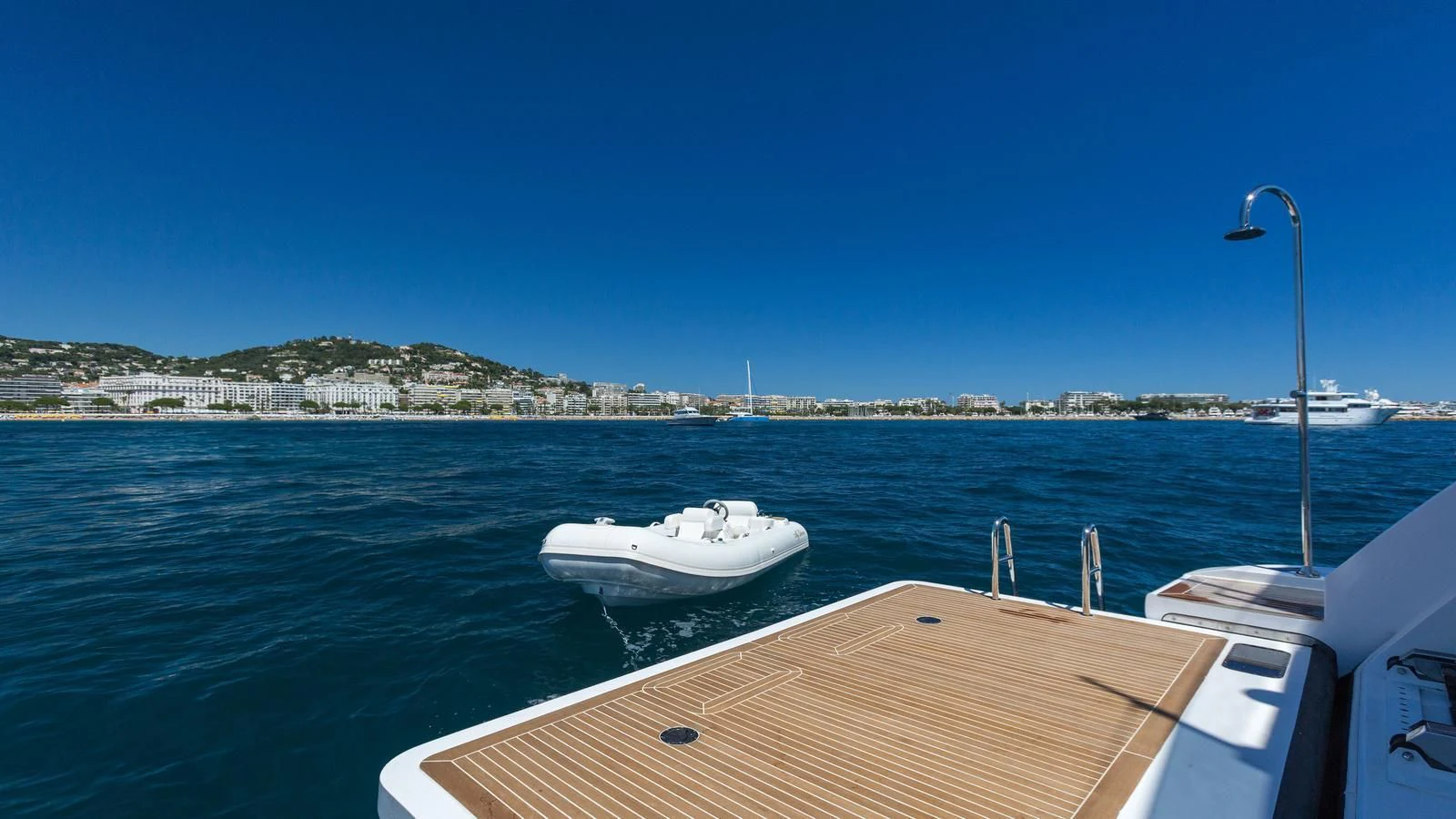 a boat on the water aboard GALA Yacht for Sale