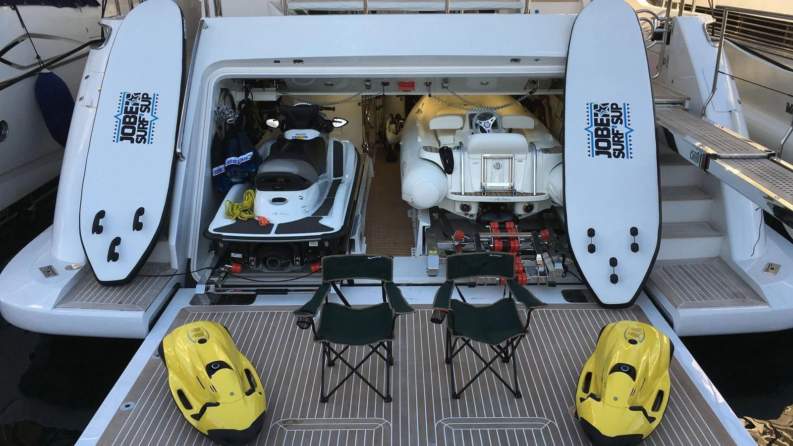 a machine with a machine aboard GALA Yacht for Sale