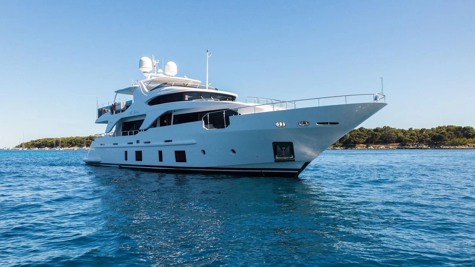 a boat on the water aboard GALA Yacht for Sale