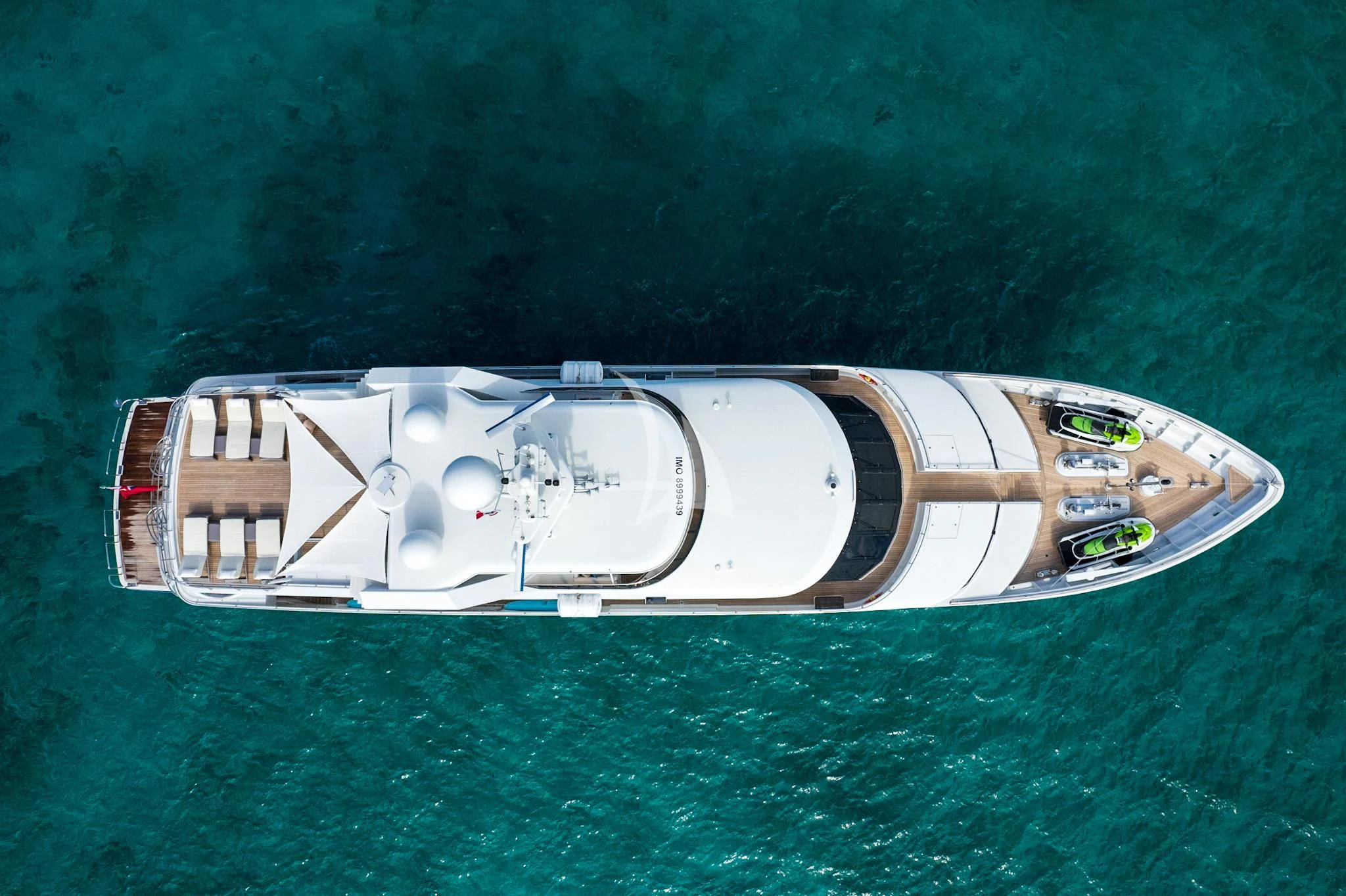 a ship on the water aboard NEVER ENOUGH Yacht for Charter