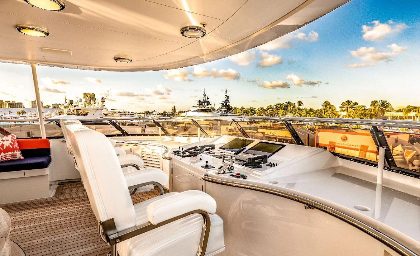 a boat on the water aboard NEVER ENOUGH Yacht for Charter