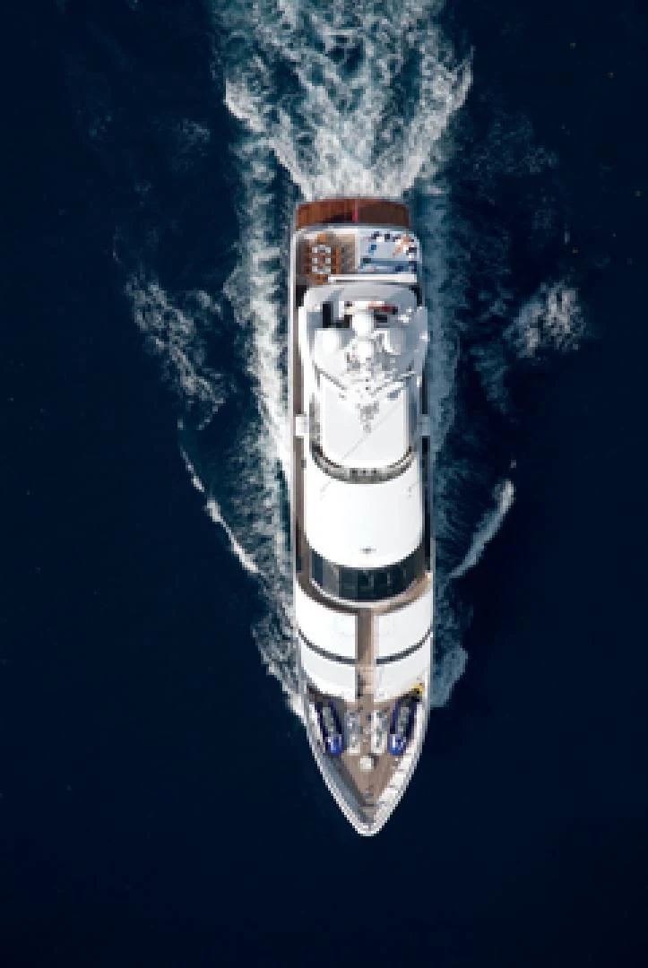 a silver and gold trophy aboard NEVER ENOUGH Yacht for Charter