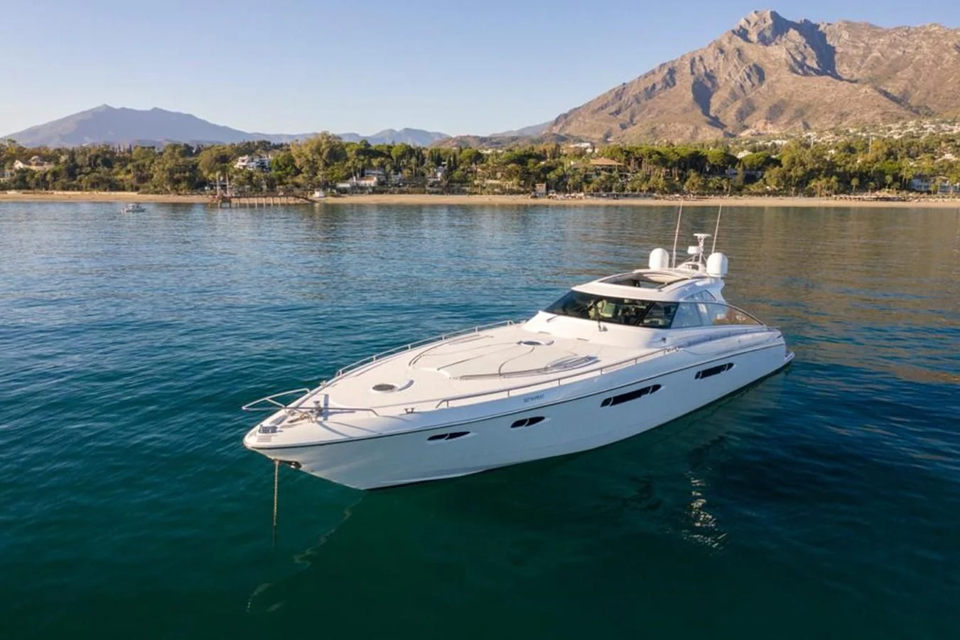 a boat on the water aboard 4F Yacht for Sale