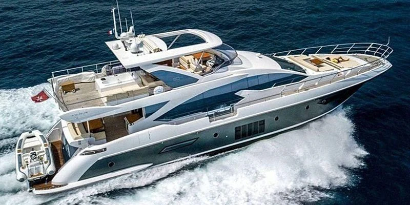 a boat on the water aboard INVICTUS Yacht for Sale