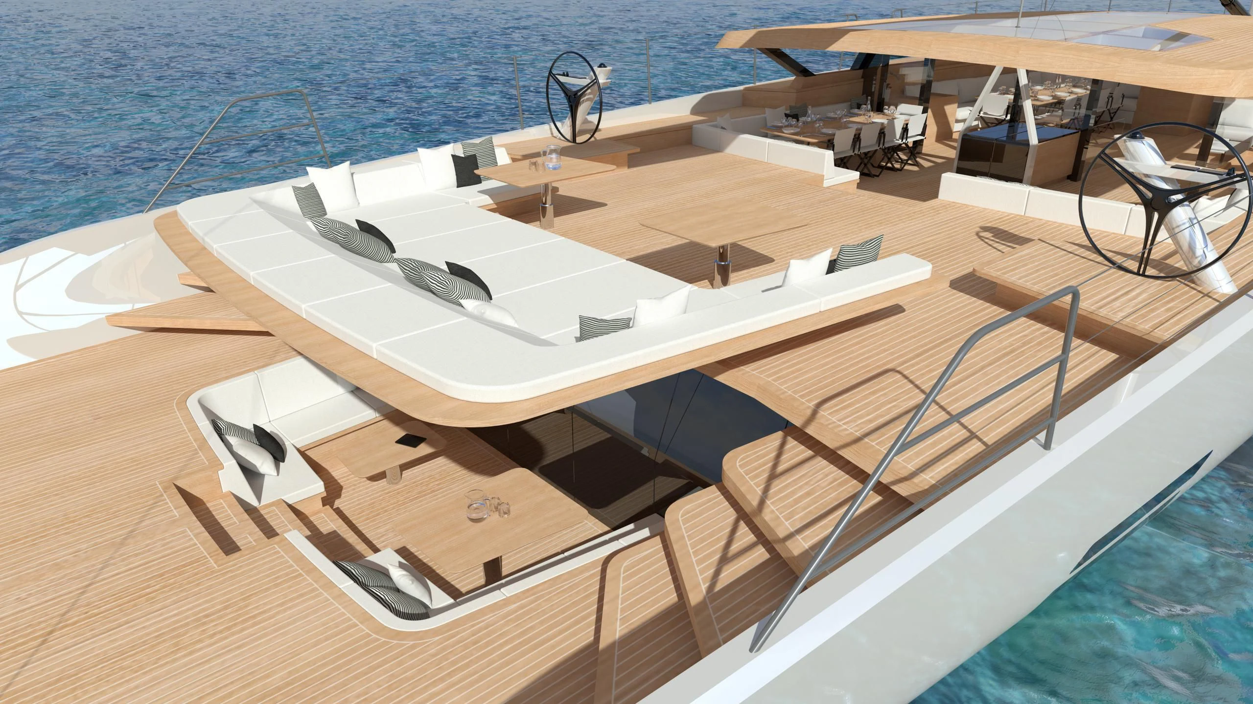 a boat on the water aboard KAURIS IV Yacht for Sale