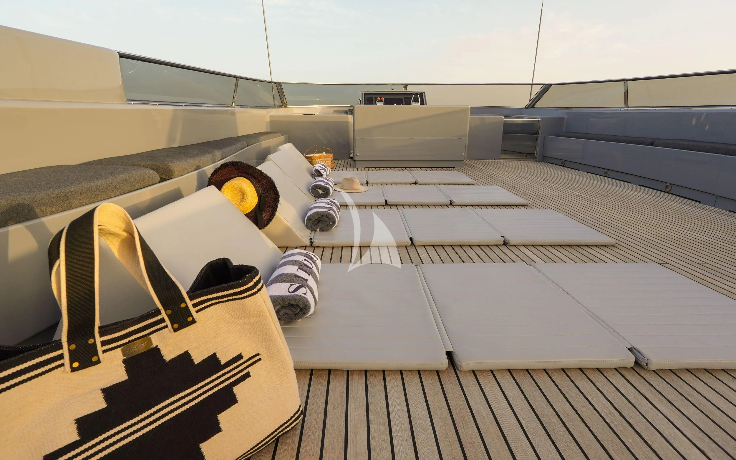 a model of a space ship aboard SATORI Yacht for Sale