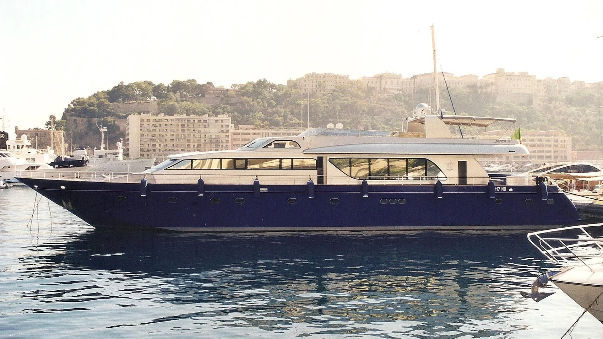 a boat in the water aboard SATORI Yacht for Sale
