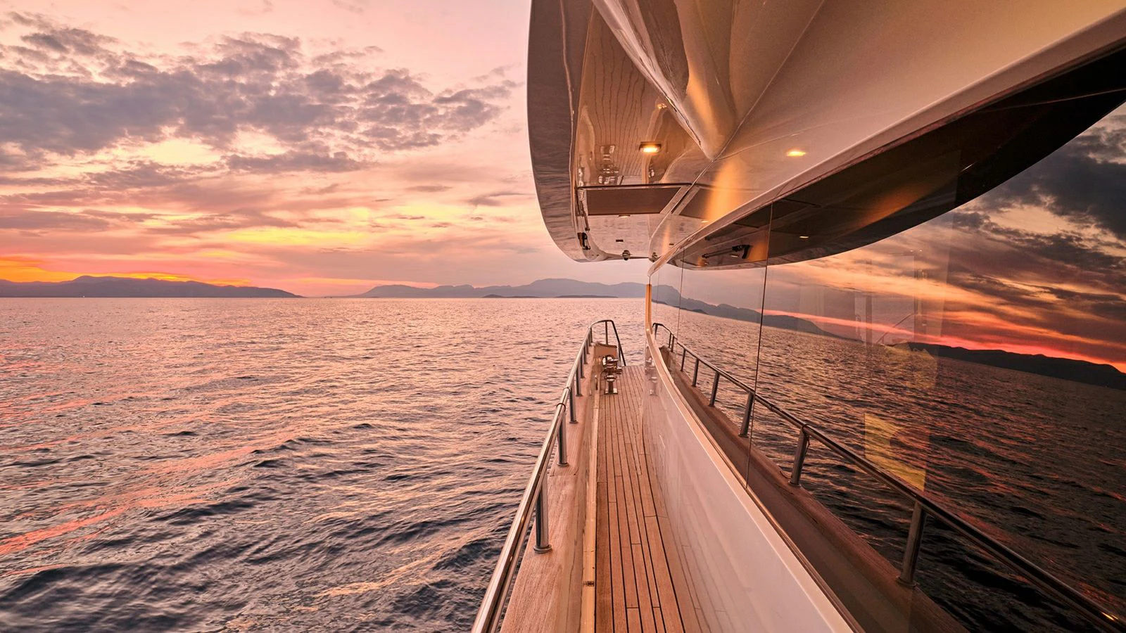 a boat on the water aboard SANJANA Yacht for Sale