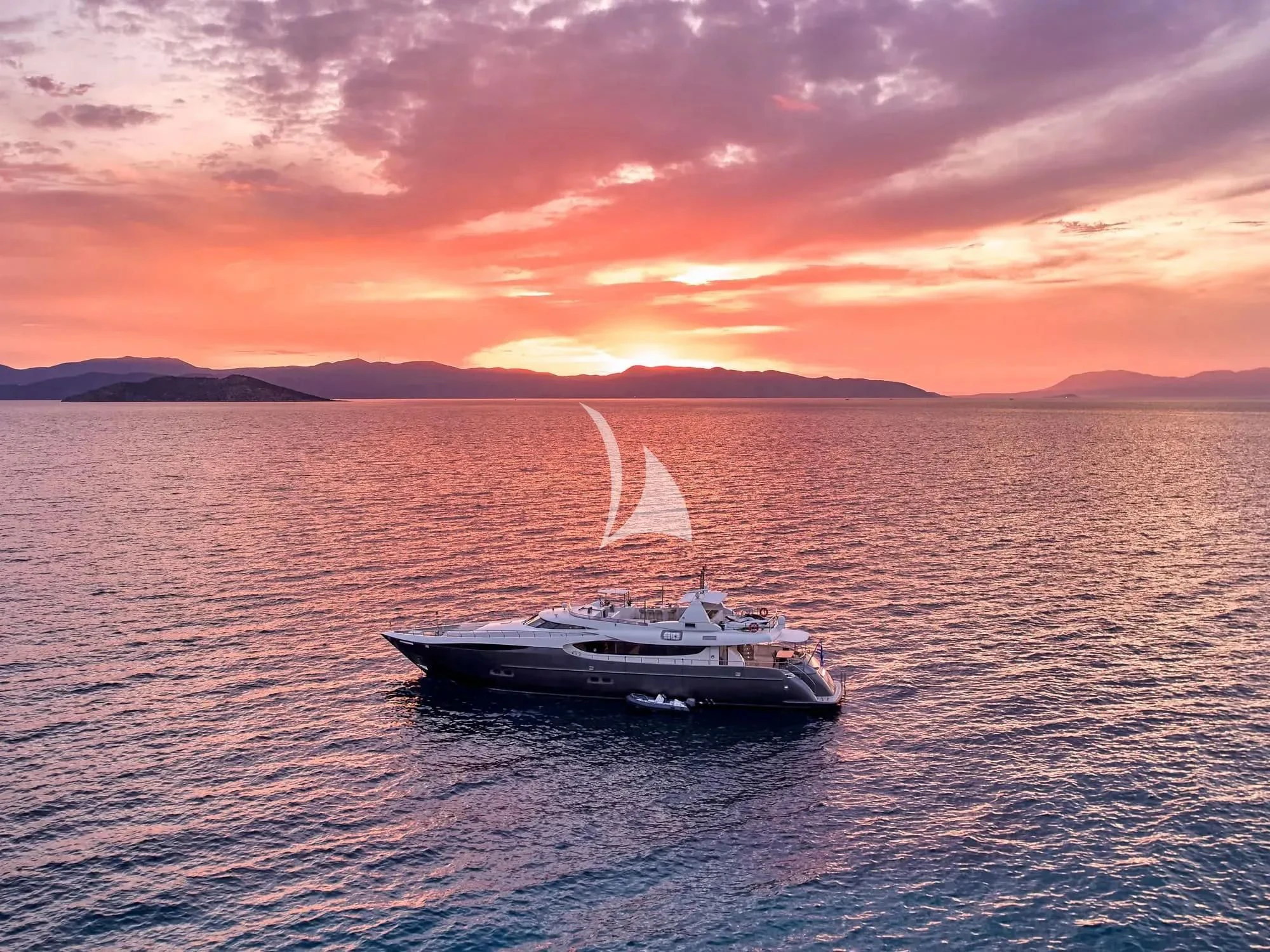a boat in the water aboard SANJANA Yacht for Sale