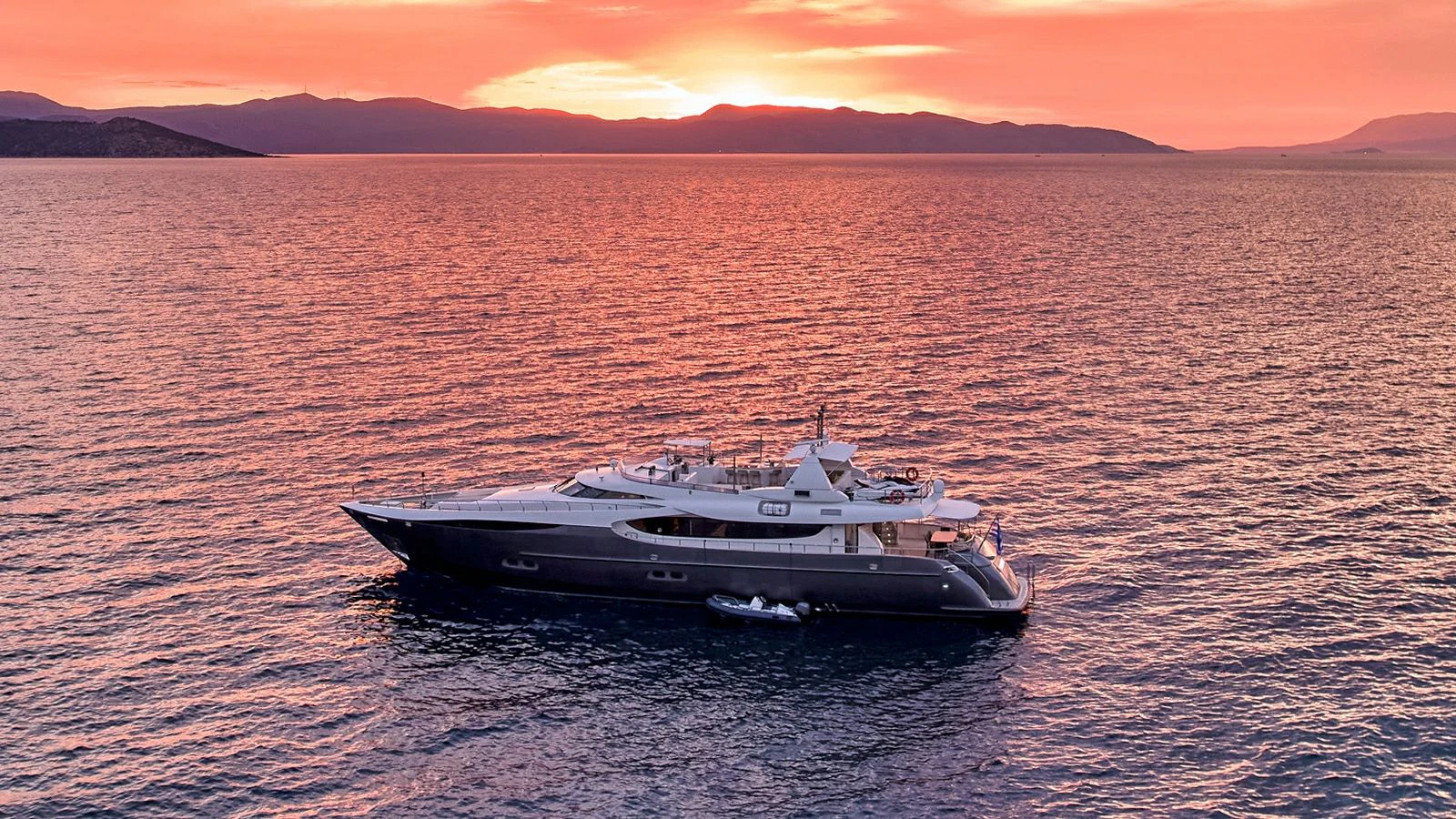 a boat in the water aboard SANJANA Yacht for Sale