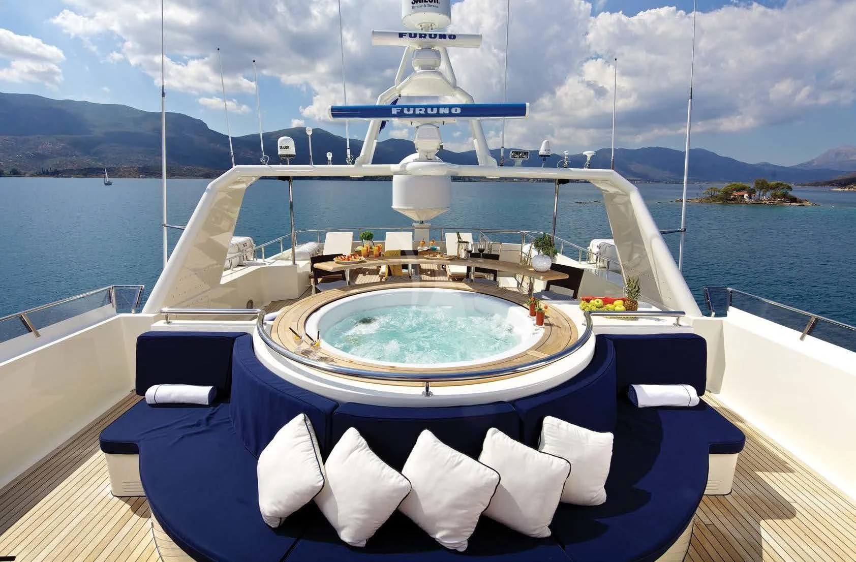 a boat on the water aboard MAGIX Yacht for Sale