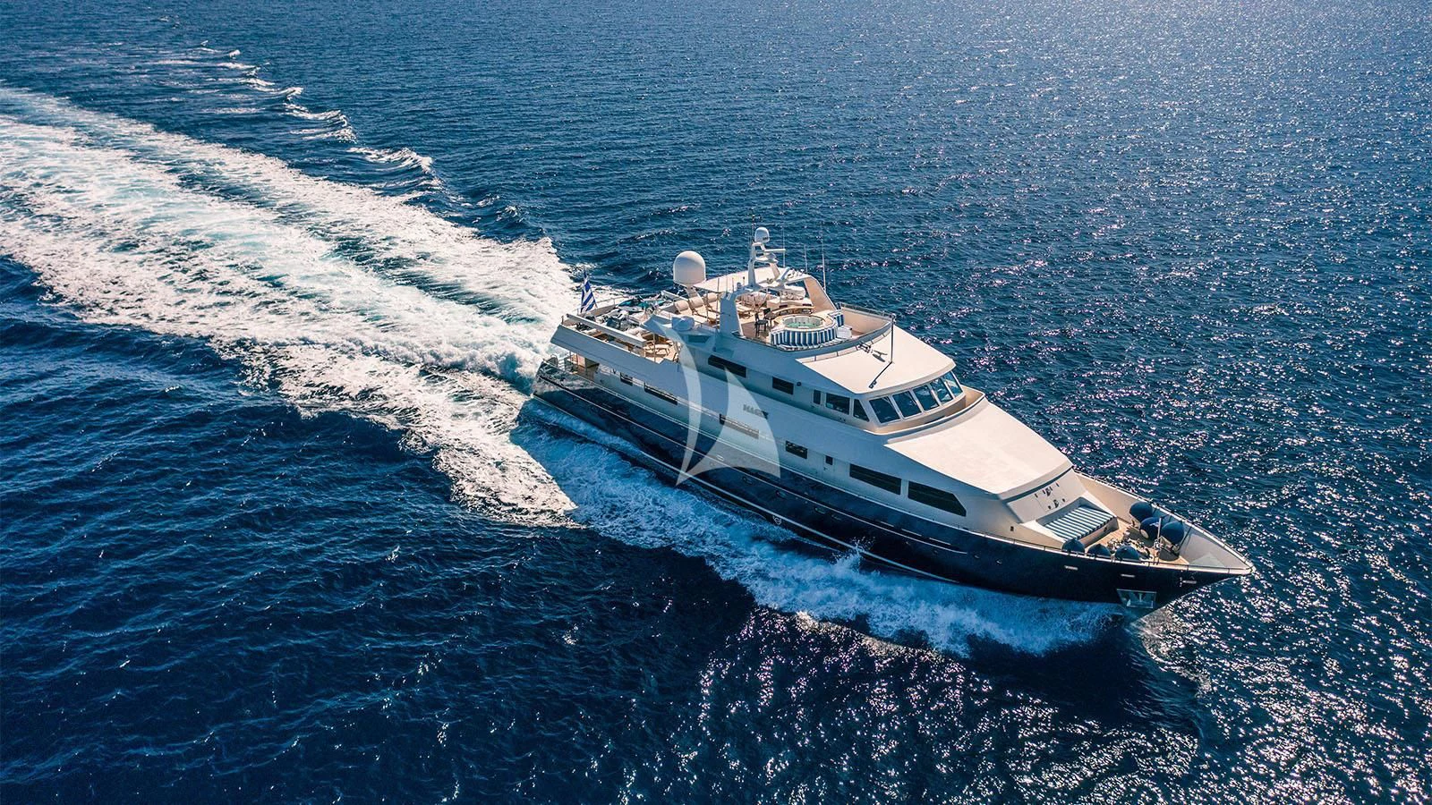 a boat on the water aboard MAGIX Yacht for Sale