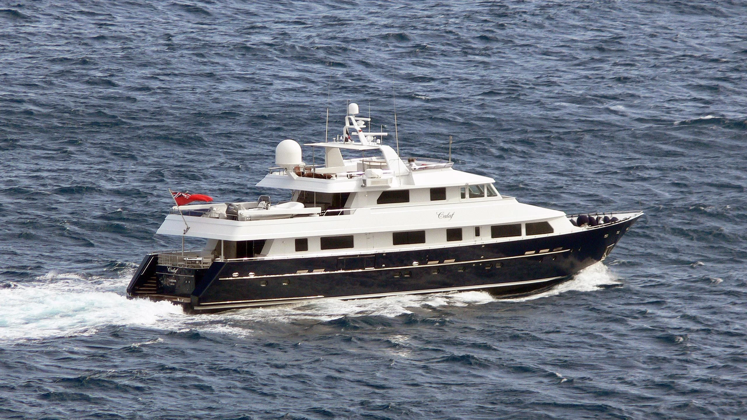 a boat in the water aboard MAGIX Yacht for Sale
