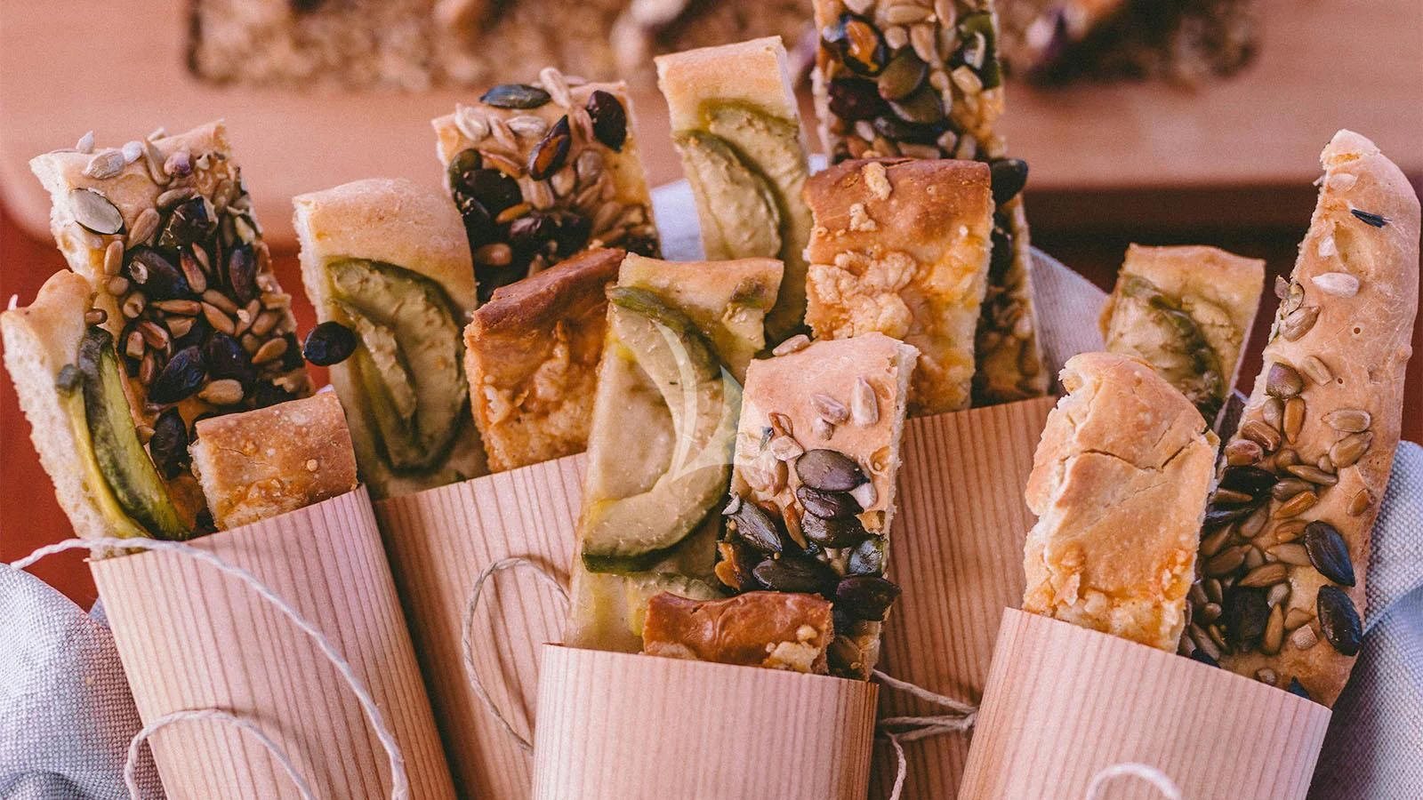 a tray of food aboard MAGIX Yacht for Sale