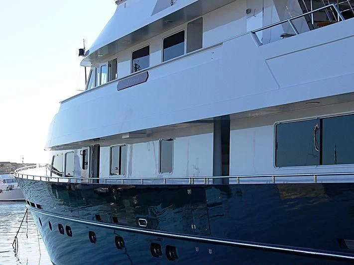 a boat on the water aboard MAGIX Yacht for Sale