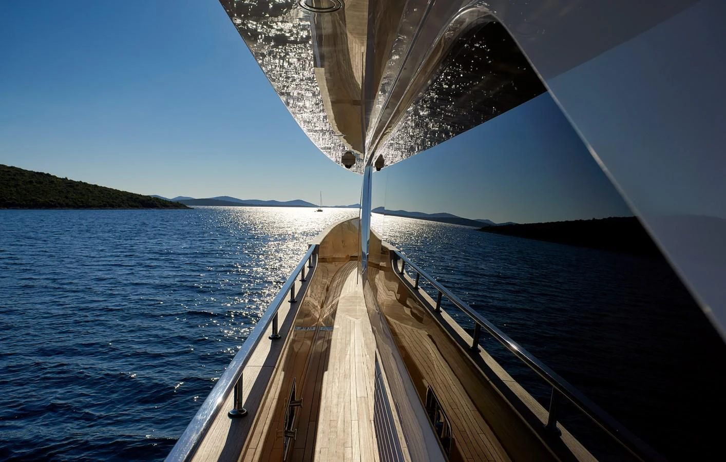 a boat on the water aboard 2011 SANLORENZO SD92 FLYBRIDGE Yacht for Sale