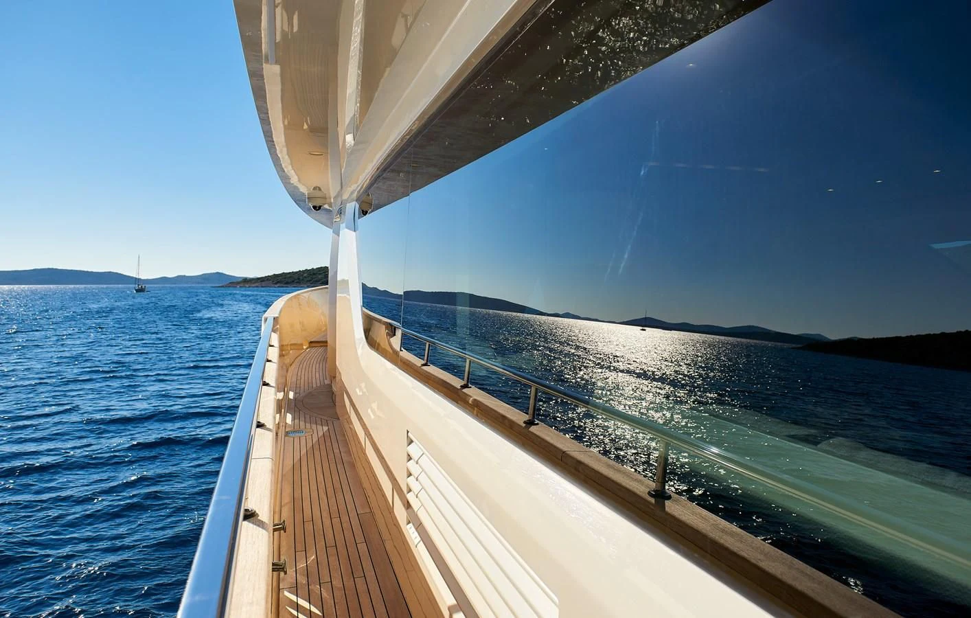 a boat on the water aboard 2011 SANLORENZO SD92 FLYBRIDGE Yacht for Sale