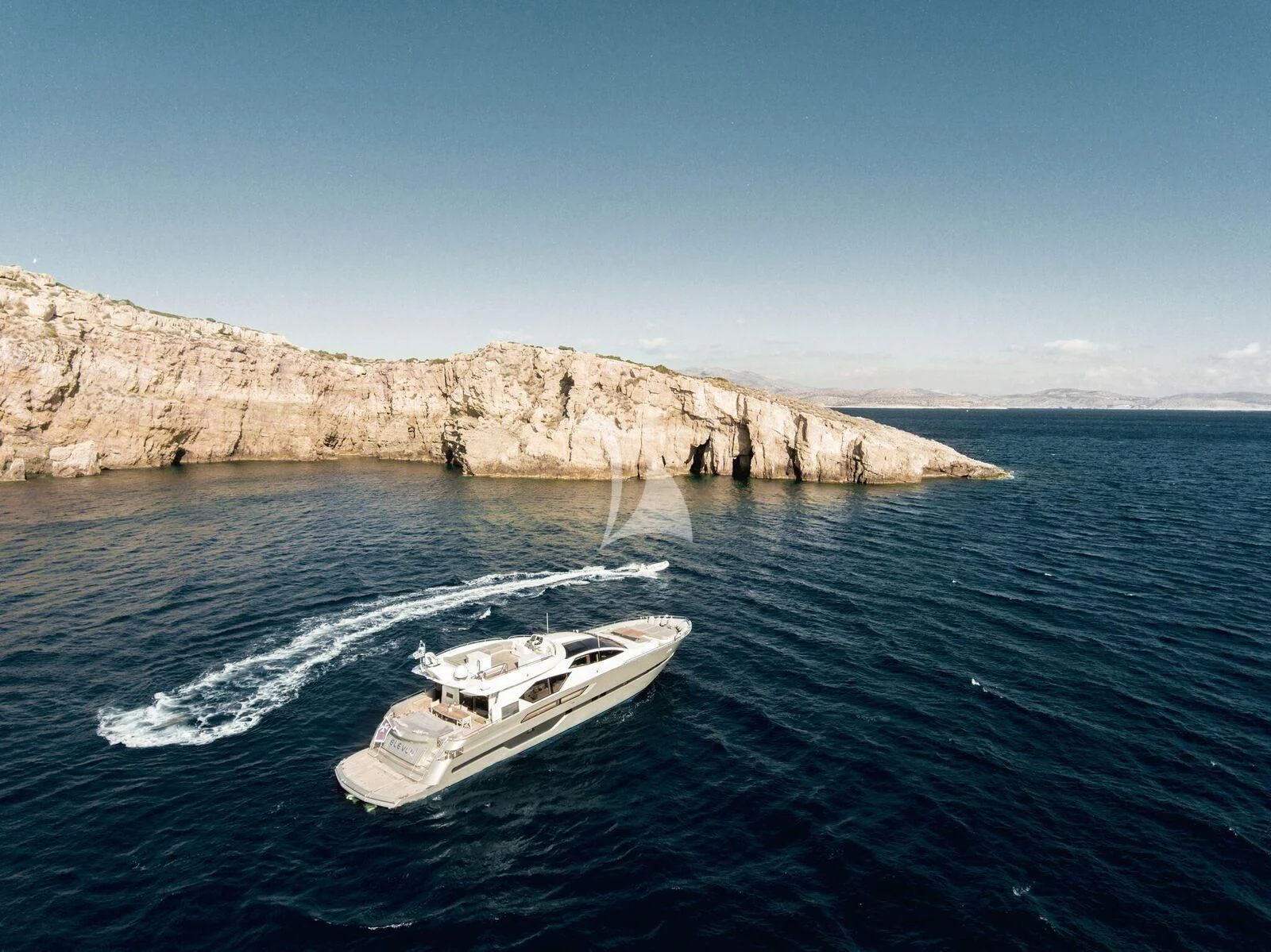 a boat on the water aboard ELEVEN I Yacht for Sale