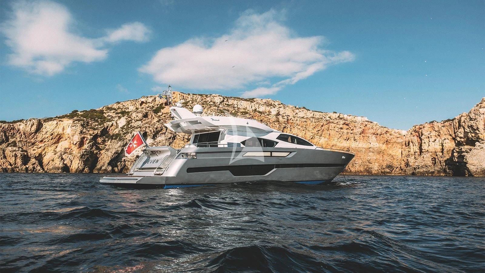 a boat on the water aboard ELEVEN I Yacht for Sale