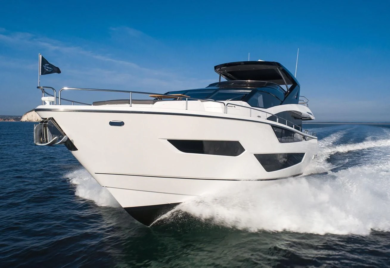 a white yacht on the water aboard 88 YACHT Yacht for Sale