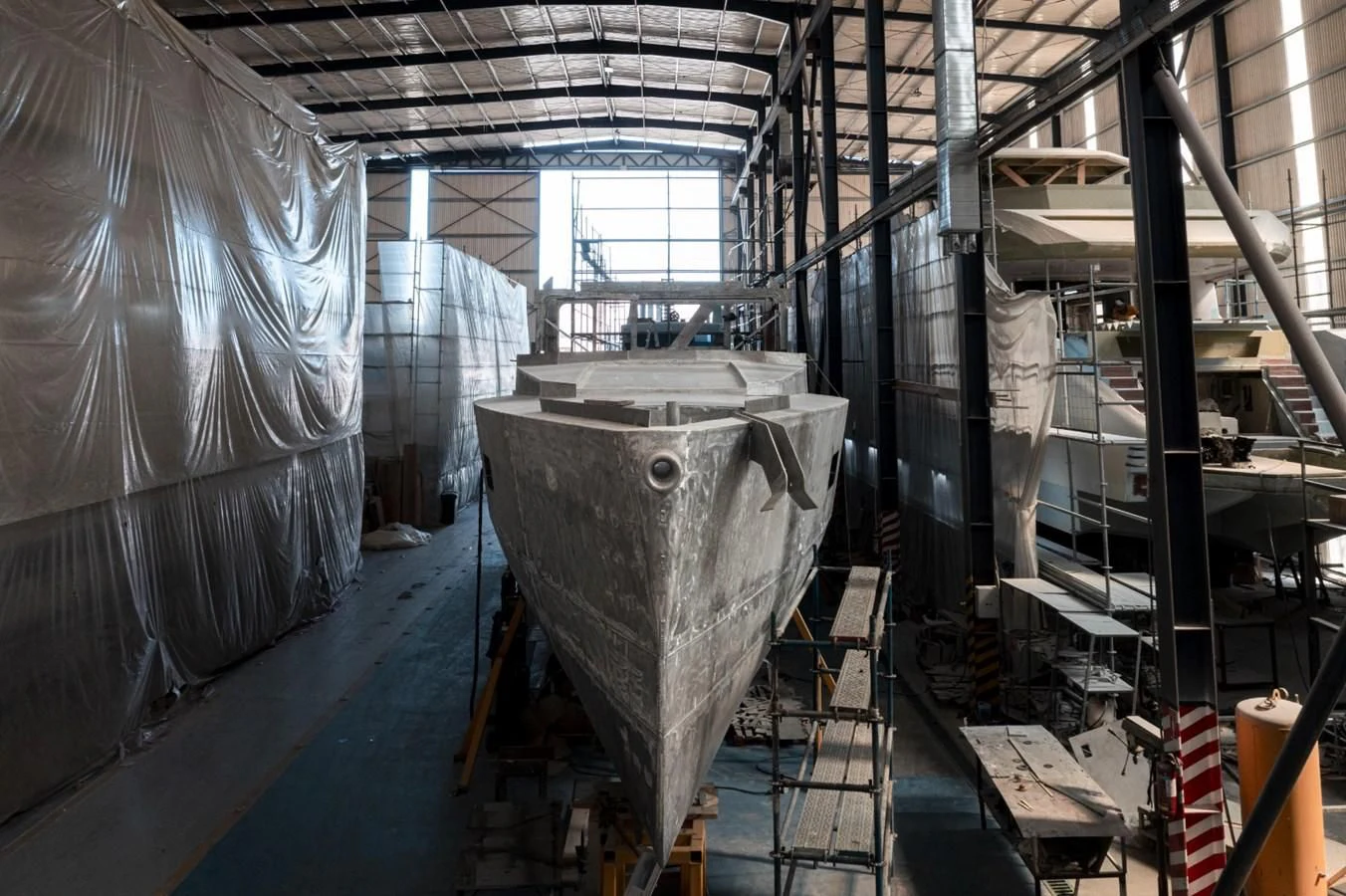 a large factory with large machines aboard 88 YACHT Yacht for Sale