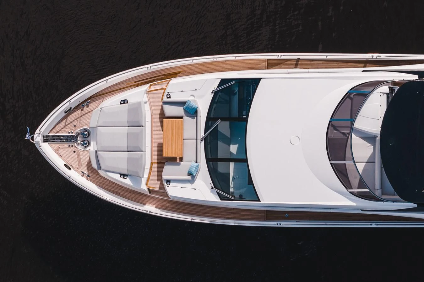 a boat with a blue cover aboard 88 YACHT Yacht for Sale