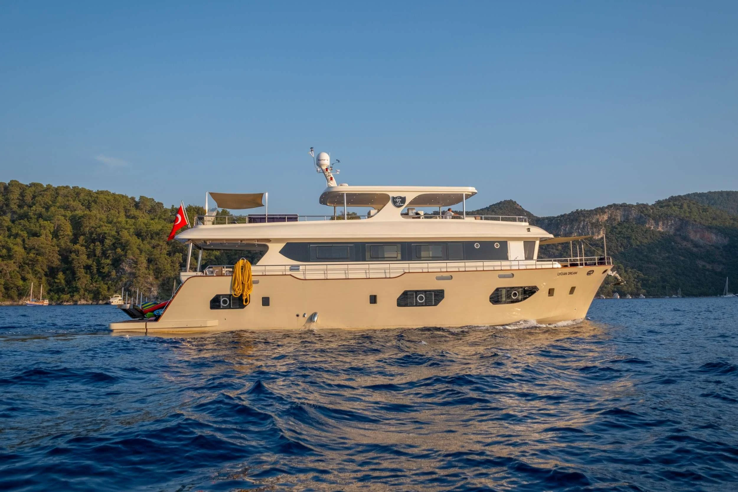 a boat in the water aboard 88 YACHT Yacht for Sale