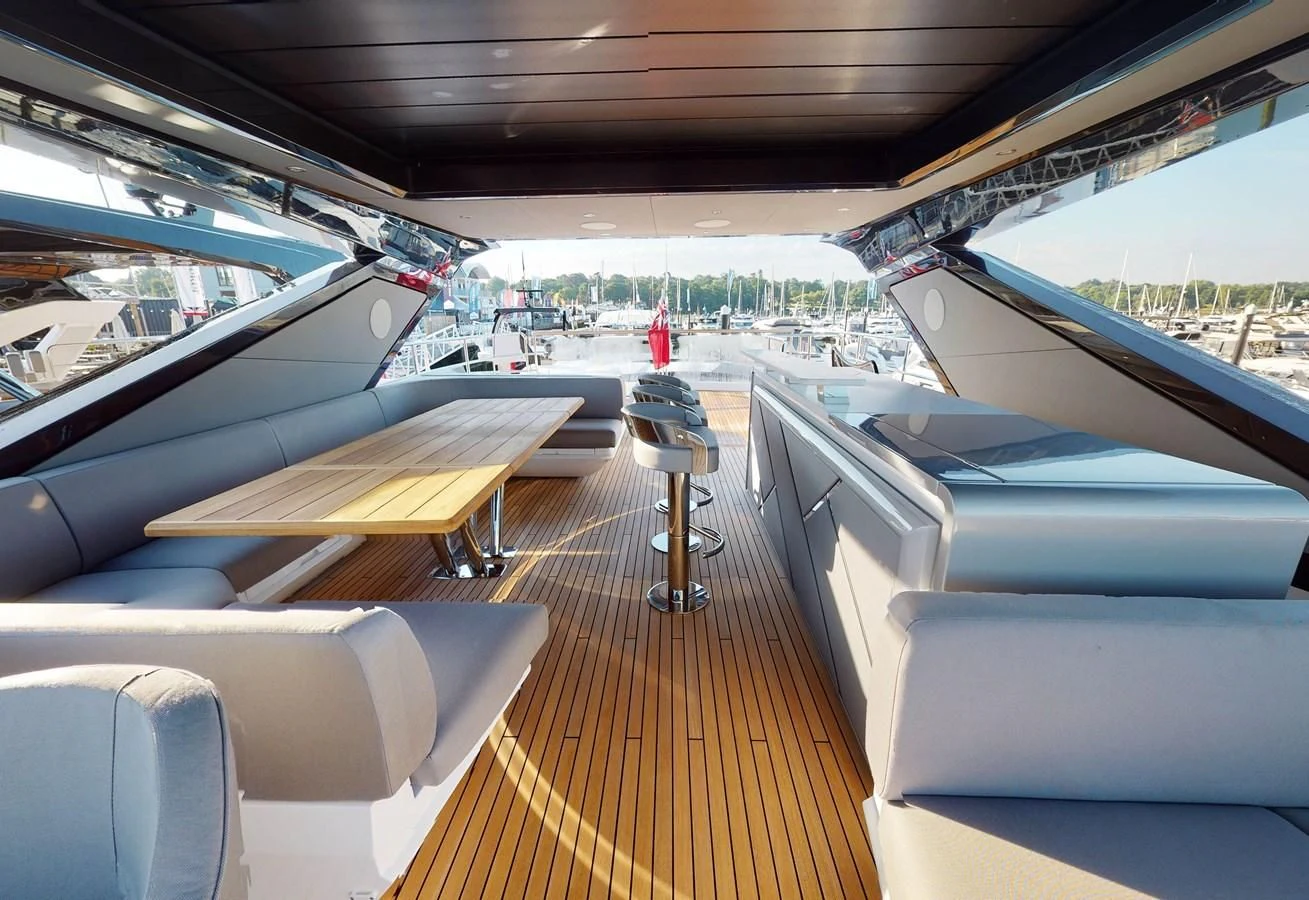 inside of a car aboard 88 YACHT Yacht for Sale