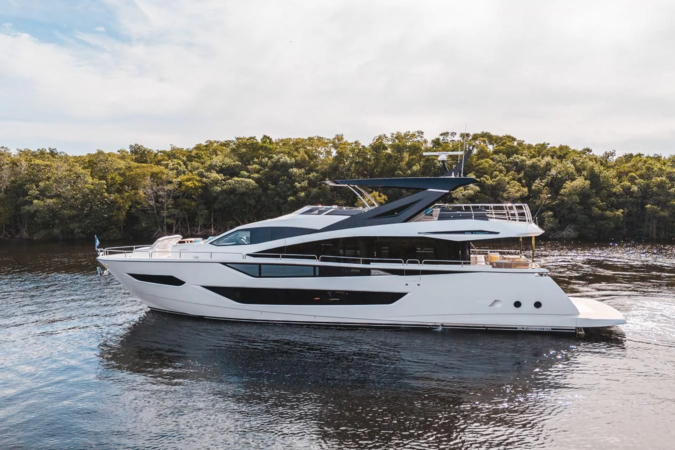 a white yacht on the water aboard 88 YACHT Yacht for Sale