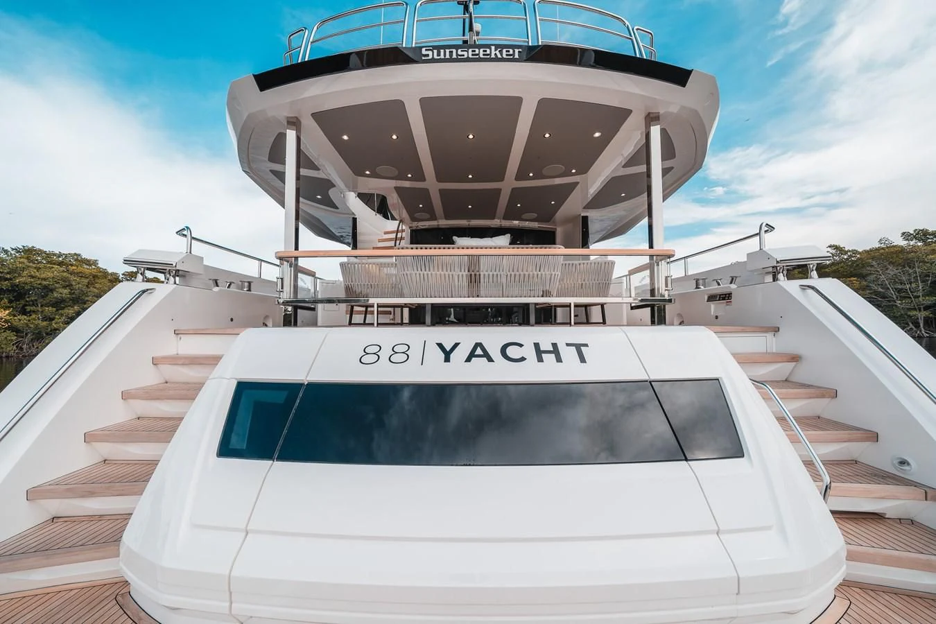 a boat on the water aboard 88 YACHT Yacht for Sale
