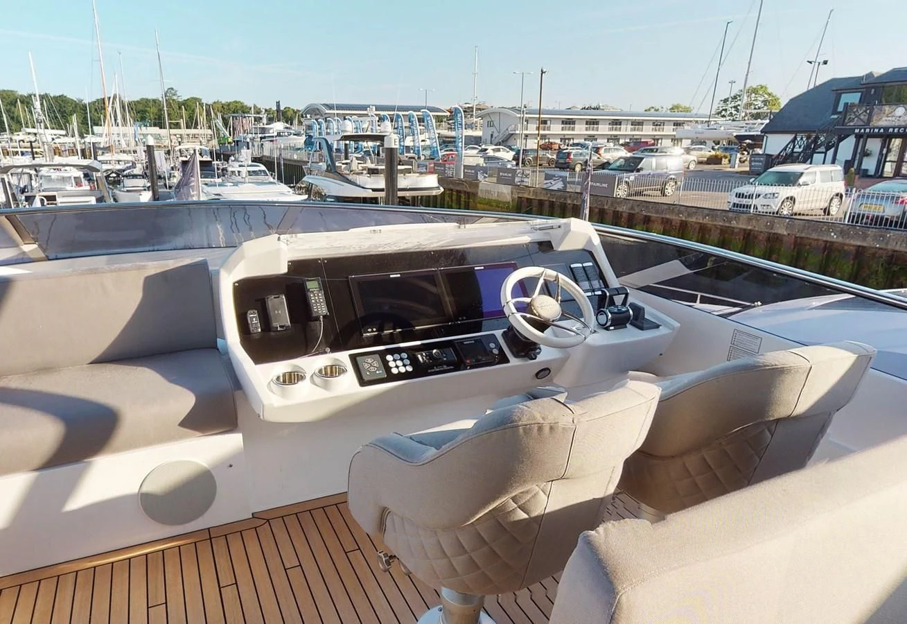 a convertible car on a roof aboard 88 YACHT Yacht for Sale