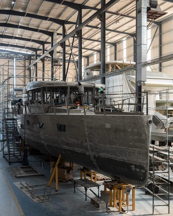 a large machine in a factory aboard 88 YACHT Yacht for Sale