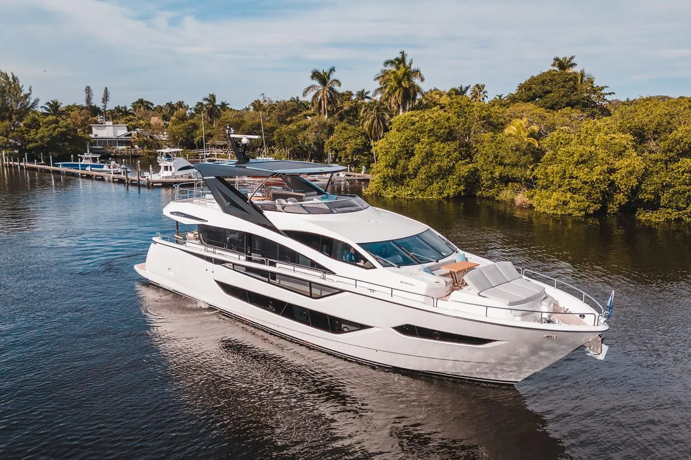 a boat on the water aboard 88 YACHT Yacht for Sale