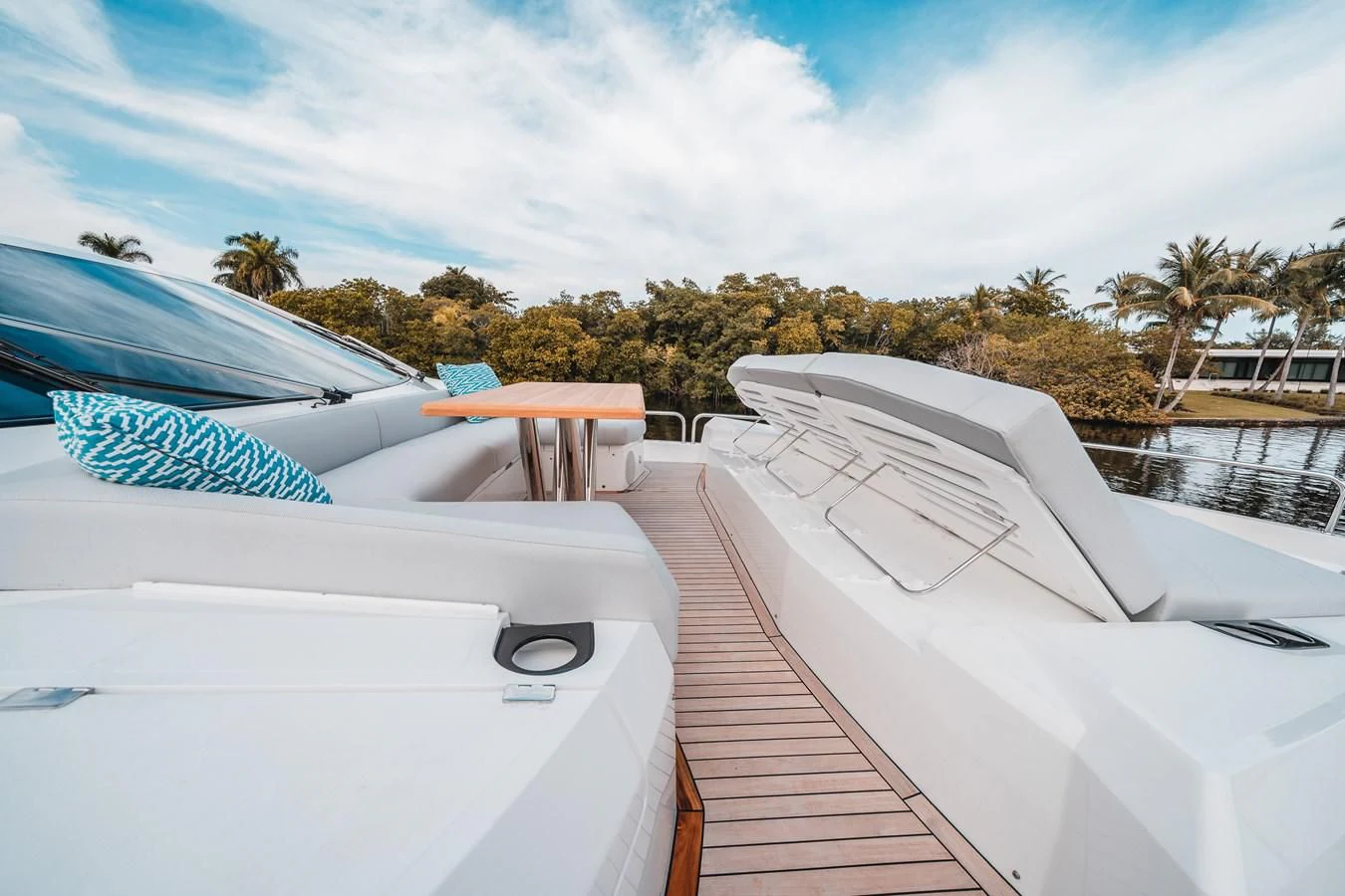 a deck with boats on it aboard 88 YACHT Yacht for Sale